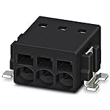 PHOENIX CONTACT PTSM 0,5/7-2,5-H SMD R44 Leiterplattenklemme, Schwarz, 0.5 mm² Nennquerschnitt, 7 Potenziale, PTSM 0,5/..-H-SMD Artikelfamilie, 2.5 mm Rastermaß, 770 Stück