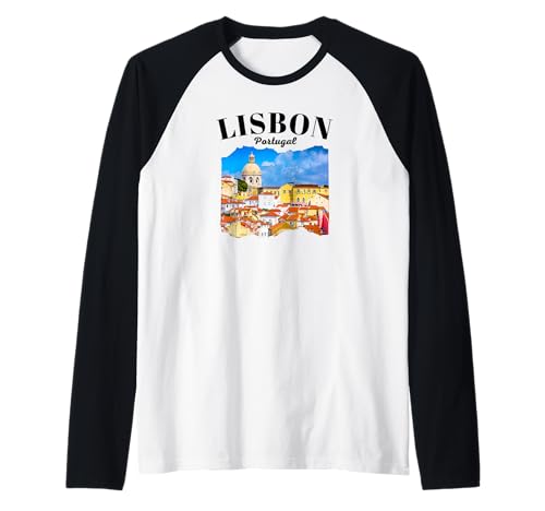 Lisboa Camiseta Manga Raglan