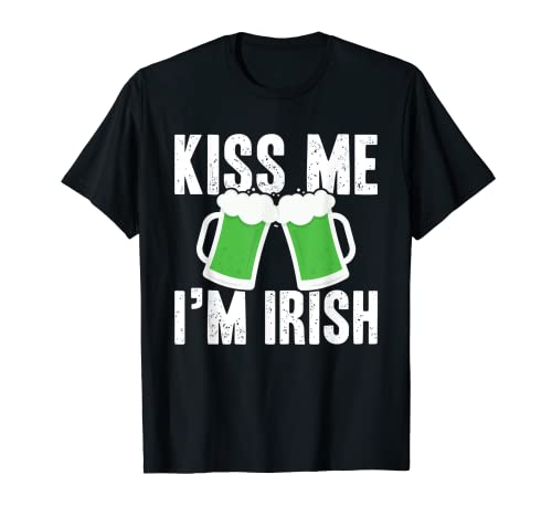 Bésame I'm Irish Funny St Patricks Day Leprechaun Beer Camiseta