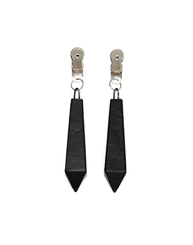 Rimba Bondage Play Pinces Ă seins avec poids pour femme Noir One Size