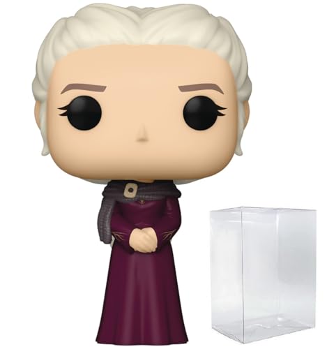 POP TV: House of The Dragon - Rhaenyra Targaryen Funko Vinyl Figure (Bundled with Compatible Box Protector Case), Multicolored, 3.75 inches