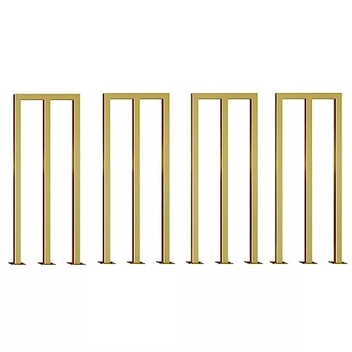Balustres dorés en fer de 95 cm pour garde-corps d'intérieur avec vis