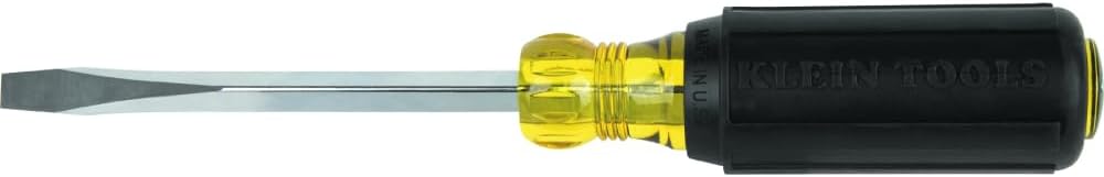 Klein Tools 600-4 1/4-Inch Keystone 4-Inch Heavy Duty Square Shank Tip Screwdriver