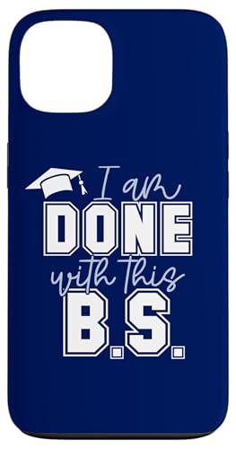 I'M DONE WITH THIS BS Fun ��w�@���w�m�~�[�� �X�}�z�P�[�X iPhone 13 �p