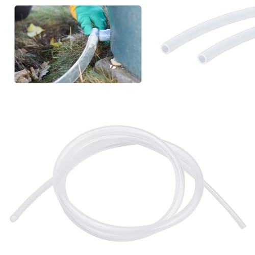 2 Meter Silikonschlauch 2mm x 4mm, Transparente Lebensmitteltaugliche Schläuche, Flexibler Schlauch Klar Wasser Luft Rohre für die Übertragung von Wasser Luft Öl (Innen: 2 mm Außen: 4 mm)