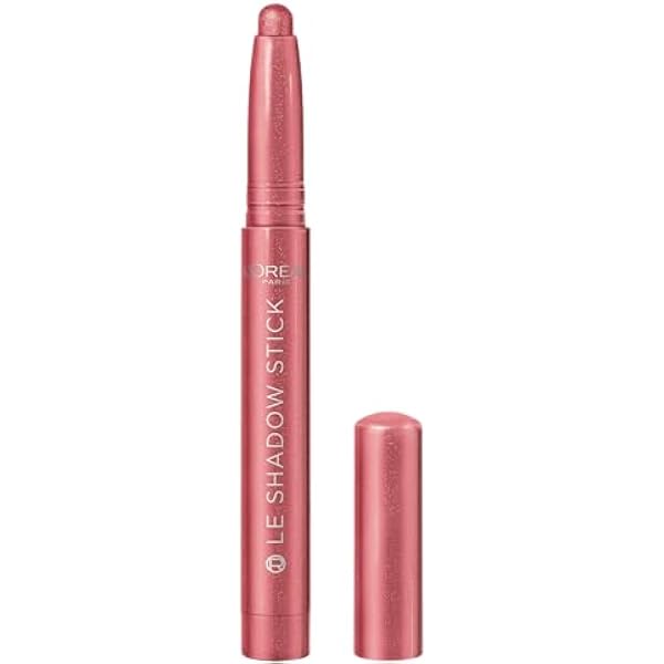 L'Oréal Paris Тени для век в удобном формате стика, блестящее покрытие, стойкая гелевая текстура, Le Shadow Stick by Paradise, № 118 Cloudy Rose, 1,4 г