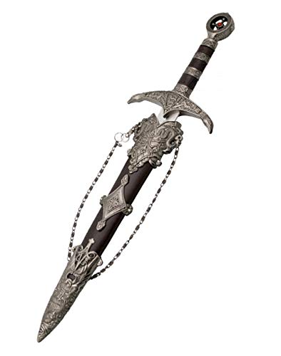 ECOMMUR Daga 'Robin Hood' | Cuchillo-puñal templario histórico de coleccionista con vaina. Colección de artículos antiguos