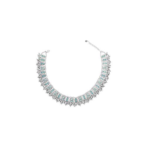 Preisvergleich Produktbild Uno de 50 Mrs Rani Necklace 25 cm COL1474AZUMTL0U