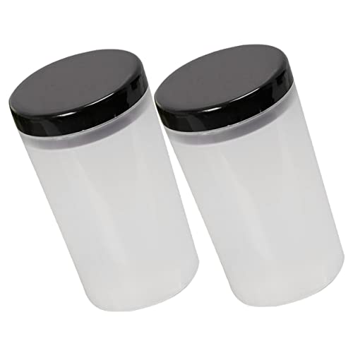 Hohopeti 2pcs Brush Washer Set Manicure Bottle Paint Brush Portable for Artists