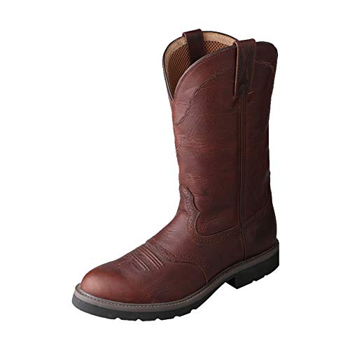Image of Twisted X Men's 6 inch Work Oblique Toe Boot with CellSole comfort footbed