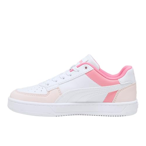 Image of Puma Kids' Caven 2.0 Block Puma White-Silver Sky-Strawberry Burst Big Kid 5.5