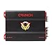 Audiosavings Bundle: (1) Crunch DR-2725.1D 2725 Watt Mono Amplifier 2 Ohm Class D Car Stereo Amp & (1) Rockville RWK41 4 Gauge Complete Car Amp Wiring Installation Wire Kit with RCA's (2 Items)