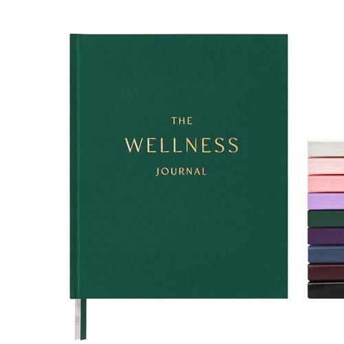 &And Per Se Wellness Journal Self Care & Daily Journal for Women Mental Health Planner with Habit Tracker Diet & Goals Undated Gift-Ready (Forest Green)