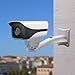 NVRTTRR Mini Projector Wall Mount Security Camera Mount Bracket for Camera with 1/4 Screw Head Wall Mount Projector, and Webcam Housing (White) (9.57)