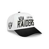 FOCO Las Vegas Raiders NFL Lineman Marquee RF Cap - White/Black
