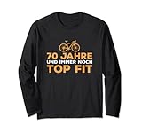 Dein Papa wird 70 Jahre alt und liebt es, Fahrrad zu fahren? Dann ist dieses 70. Geburtstag Radsport Motiv perfekt. Lustiges 70 Jahre Geburtstags Design für den Radfahrer Vater zum 70er.