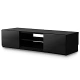 DORIS ドリス テレビ台 ローボード 幅120cm 前面鏡面仕上げ 50型 組立式 ブラック ルクス120 【13335】