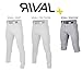 Easton | RIVAL+ Knicker Piped Baseball Pant | White/Black | Youth | XLarge