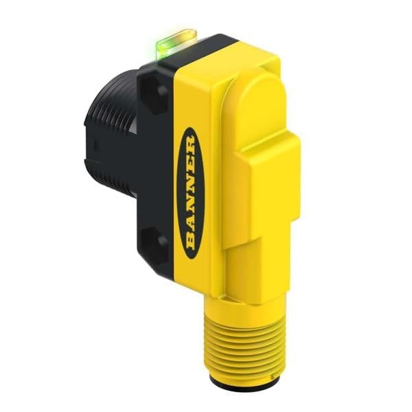 BANNER ENGINEERING QS18VP6FF100Q8 (71882), 100 MM / 4 INCH Fixed Field, 10-30 VDC Supply, ABS, Integral 4 PIN M18 QD, LED Indicators, Light/Dark Modes, PHOTOELECTRIC, PNP, Sensor