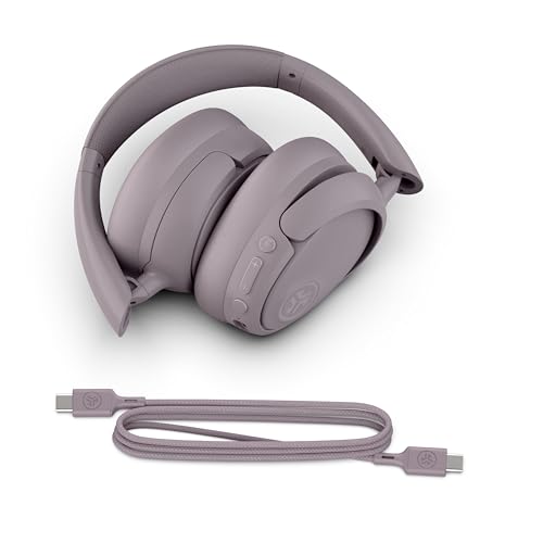 undefined JLab JBuds Lux ANC Wireless Headphones, Mauve, Hybrid Active Noise Cancelling, Customizable Sound, Spatial Audio Compatible, Premium Over-Ear Bluetooth Headset の商品画像 7