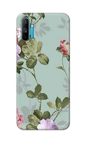 Image of Printed Hard Back Cover Case for Realme C3 | Realme C3i Back Cover (Floral Painting) -1302