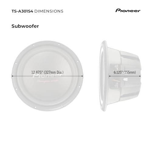 Pioneer TS-A301S4 Powerful 12-Inch Subwoofer thumb #5