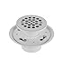 Jaclo 86563-ACU Complete Round Shower Drain for 2" or 3" PVC, Antique Copper