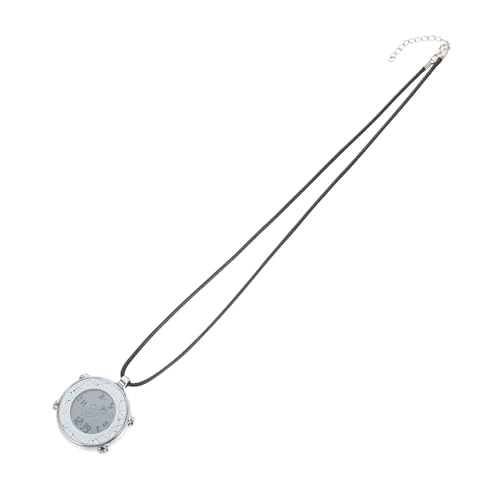 HOLIDYOYO 多機能電子デジタルネックレス掛け時計 アラーム付き携帯用女性向け実用的なポータブルウォッチ 時計表示 日付曜日確認可能