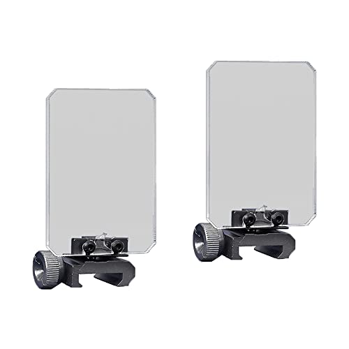 Foldable Sight Scope Lens Screen Protector Shield Panel for Tactical Scope Red Dot for 20mm Rail, 2 Pack