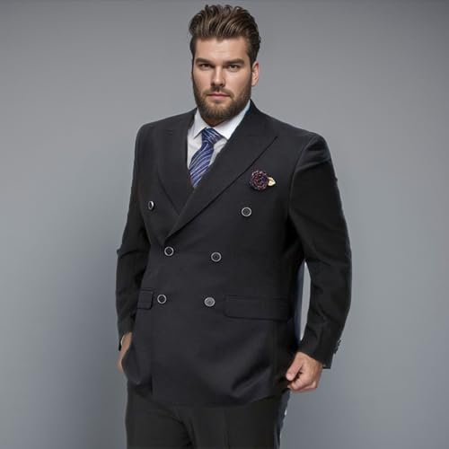 Big and Tall Suits for Men Mens Plus Size Suits Business Wedding Pantsuits Luxury 3 Piece Suits2