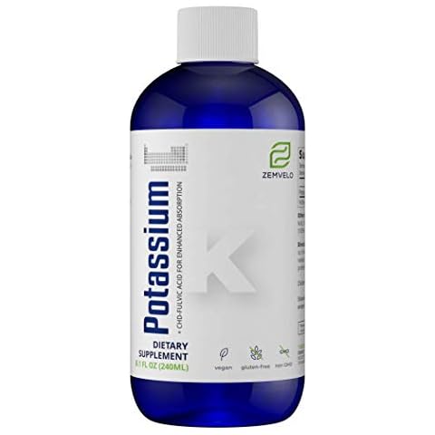 Zemvelo Liquid Ionic Potassium Citrate Supplement Cover