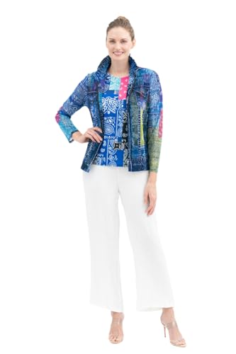 Damee Abstract Print Mesh Twin Set2