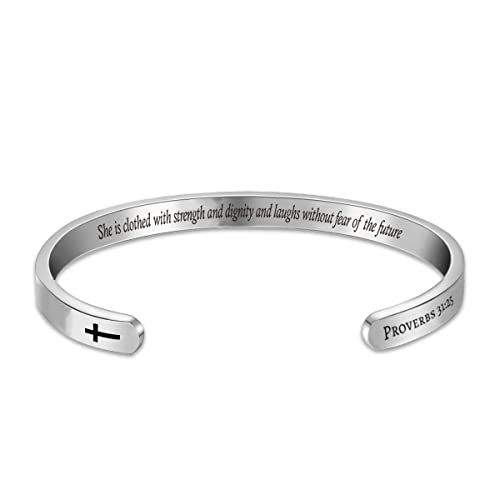 Lantern Low Inspirational Bracelets for Women Mom Personalized Christian Bracelet Bible Verse Jewelry Religious Gift Scripture Cuff Bangle Friend Encouragement