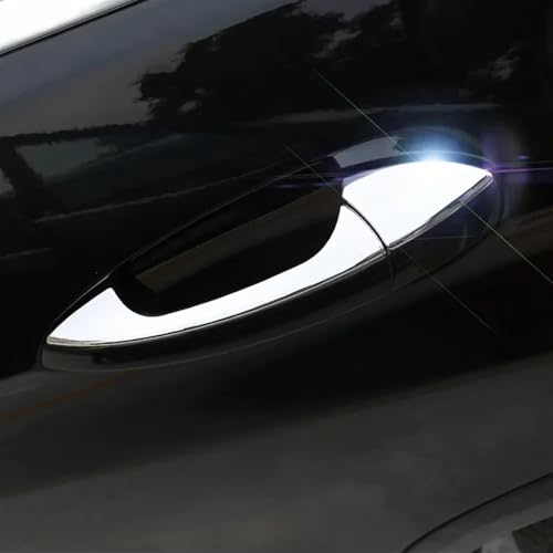 Garniture de poignée en acier inoxydable style luxe pour Mercedes