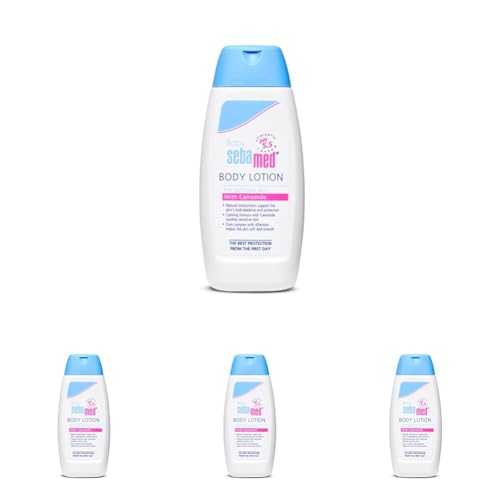 Image of Sebamed Baby Body Lotion|pH 5.5|Vegan|100 ml (Pack of 4)