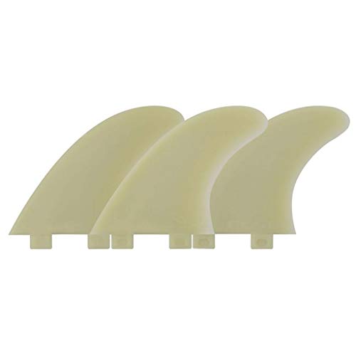 Quilha Fcs M7 Grande Glass Flex Bege