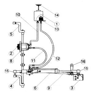 Compatible with Ford New Holland RH Steering Arm 5 Part No: A-AHS2004