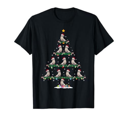 Seal Christmas Tree Pajama Men Women Kids Ugly Xmas T-Shirt