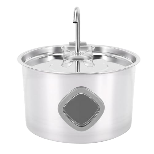 Fuente automática para gatos y perros acero inoxidable 3.2L