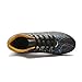 WILTENA Womens Comfy Soccer Cleats Mens Low Top Firm Ground Football Shoes Girls Boys Fashion Outdoor Football Sneakers Black Size 8w/6.5m