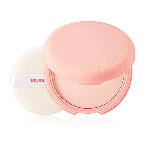 SO NATURAL PEACH DEO PACT - Deodorant perfume peach-fragrance compact powder