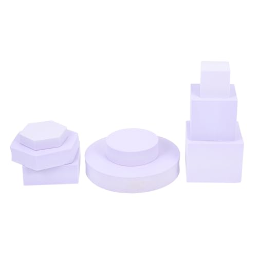 8pezzi Prop Fotografici Geometrici Per Decorazioni Domestiche Sfondo Per Festive e Fotografie