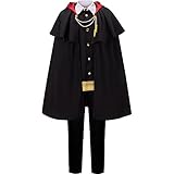 Cos-Animefly Anime Damian Desmond Cosplay Costume Black School Uniform For Men Boys Halloween Party Dress Up