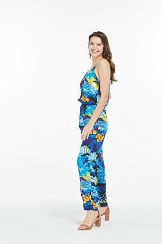 Image of Hawaii Hangover Family Matching Hawaiian Clothes, Sunset Blue | Family matching Hawaiian outfits, Sunset Blue, lightweight rayon, machine washable, tropical print, luaus, cruises