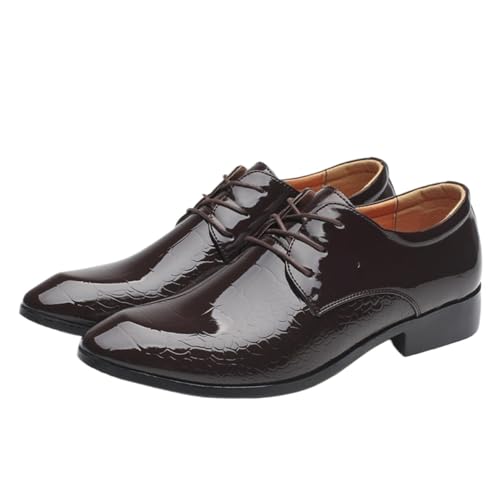 Dress Shoes for Men Classic Men's Leather Dress Shoes Lace-Up Oxford Style for Business and Formal Occasions2