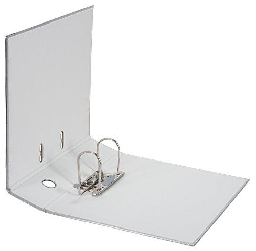 Original Falken 3er Pack PP-Color Ordner. Made in Germany. 8 cm breit DIN A4 grau Vegan Kunststoff-Ordner Ringordner Aktenordner Briefordner Büroordner Plastikordner Schlitzordner