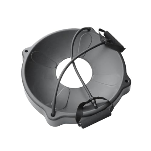 rockible Yoga Ball Chair Stand Base Exercise Ball Base Strength Training Women Yoga Ball Support Yoga Ball Holder for Fitness Home Gym, with Resistance Band