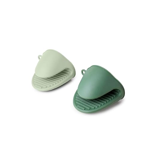 IBILI - Lot de 2 Gants en Silicone résistants à la Chaleur, Green