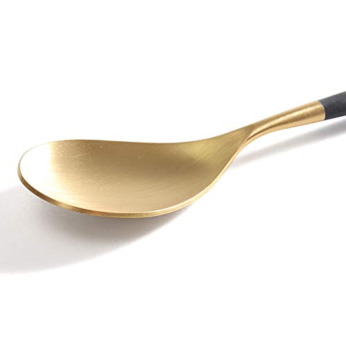 Cutipol MIO Black Gold Dessert Spoon MI08GB