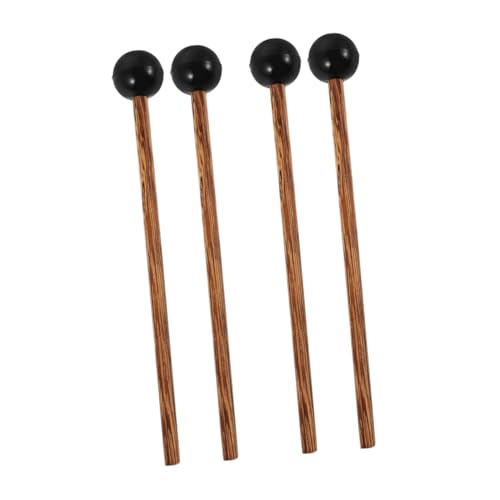 Vaguelly 2Pairs Ethereal Drumsticks Lightweight Percussion Mallets for Tongue Drum Unique Design for Melodious Sound for Beginners